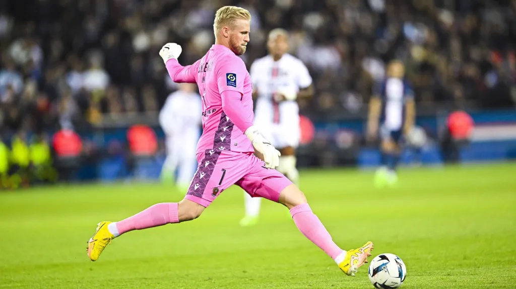 Kasper Schmeichel v dresu Nice