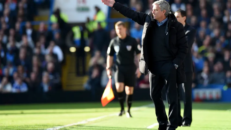 Nespokojený José Mourinho
