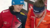 Medailový ceremoniál po závodu na 3000 m