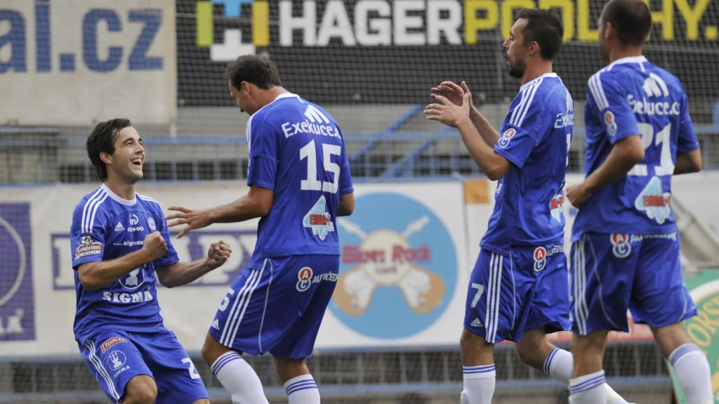 Radost olomouckých fotbalistů