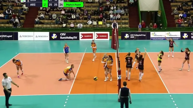 Volejbalistky Olomouce jsou po prohře s Arsiziem vyřazeny z Poháru CEV