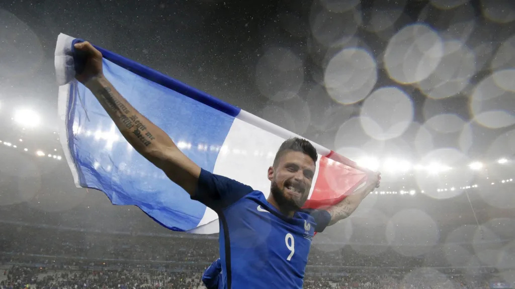 Olivier Giroud po zápase s Islandem