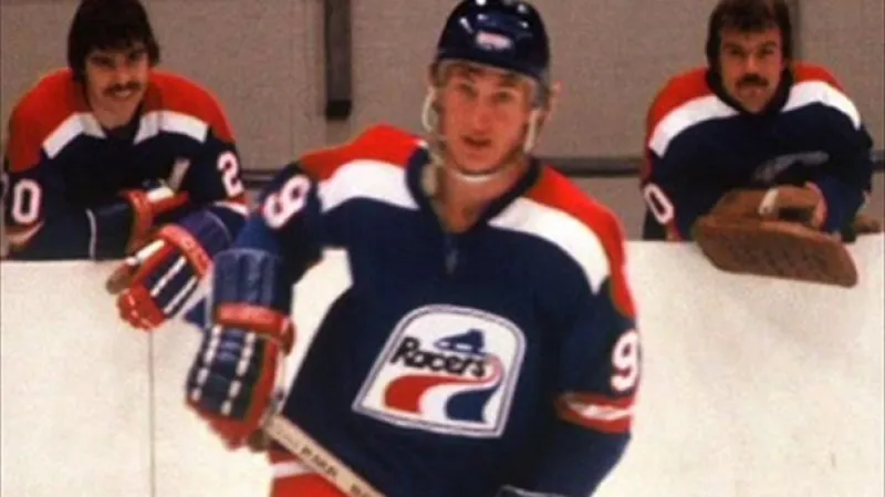 Wayne Gretzky v dresu Indianapolis