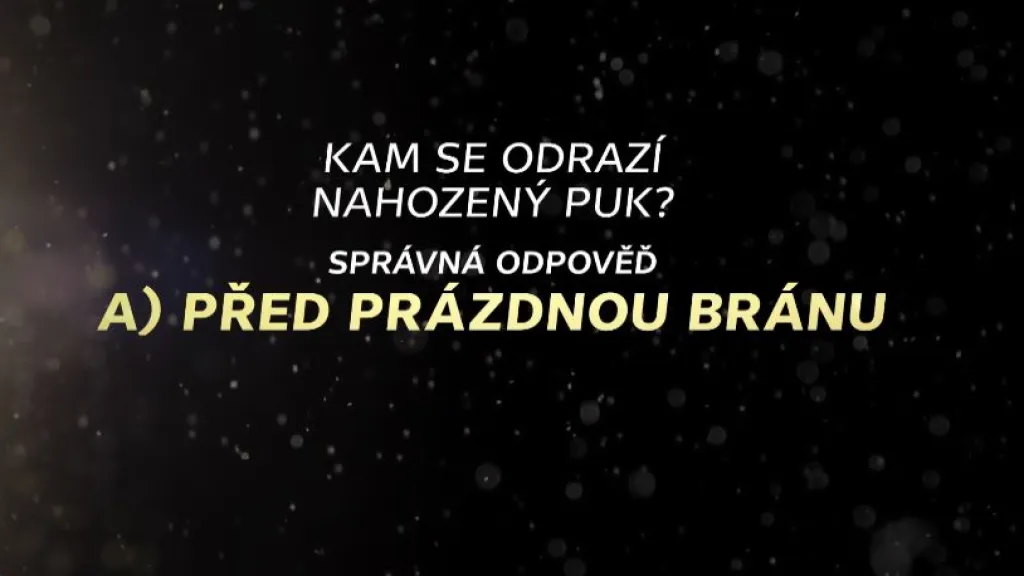 HOKEJOVÝ KVÍZ 30. 4. - SPRÁVNÁ ODPOVĚĎ