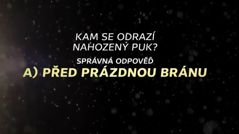 HOKEJOVÝ KVÍZ 30. 4. - SPRÁVNÁ ODPOVĚĎ