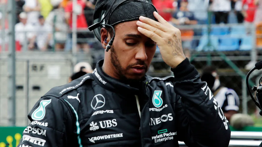 Lewis Hamilton na Velké ceně Maďarska