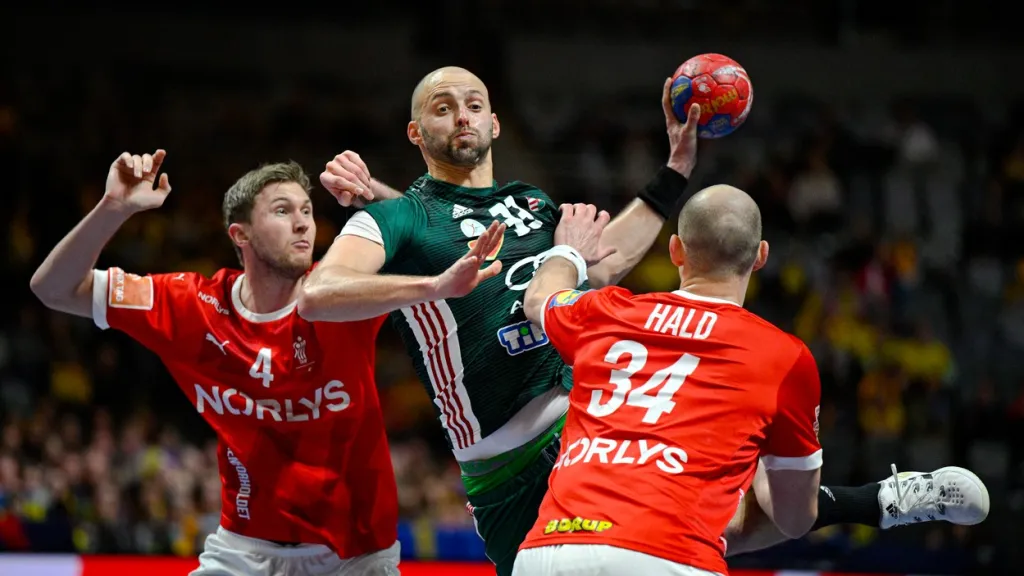 Utkání Dánsko - Maďarsko