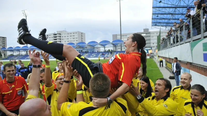 Dagmar Damková po svém posledním utkání