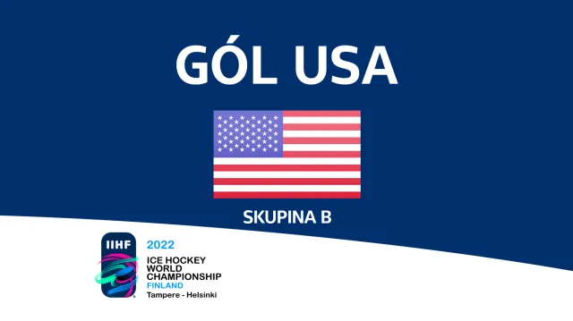 Gól v utkání Švýcarsko – USA: Gaudette - 0:2 (17. min.)