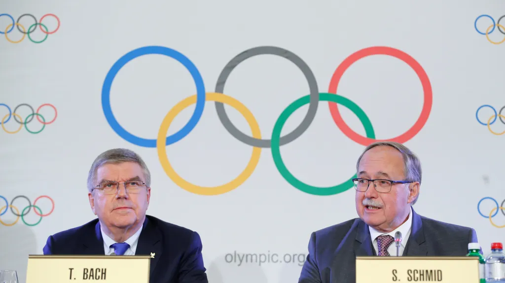 Thomas Bach a Samuel Schmid