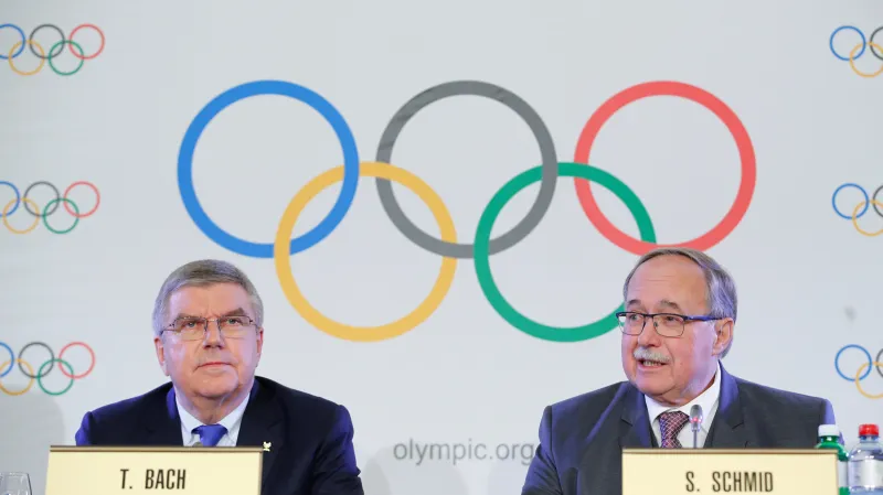 Thomas Bach a Samuel Schmid