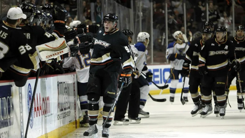 Radost hokejistů Anaheimu