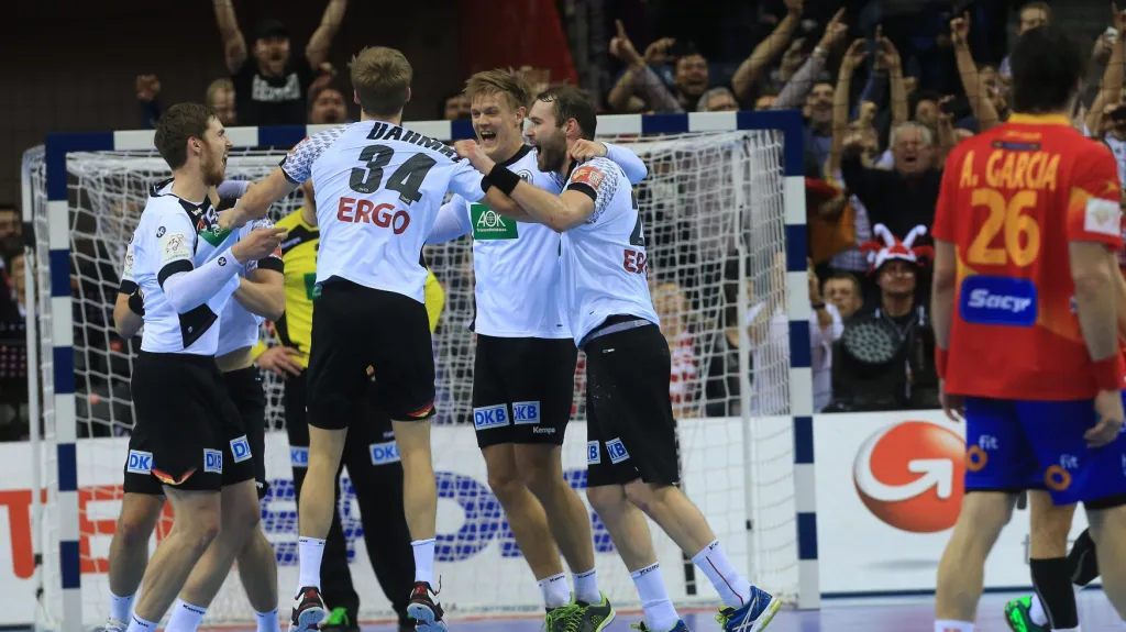 Radost německých házenkářů