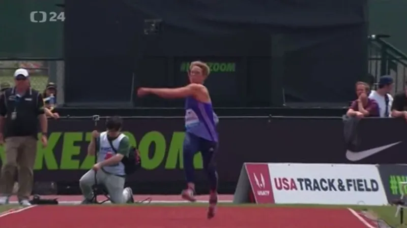 Špotáková skončila v Eugene na páté příčce