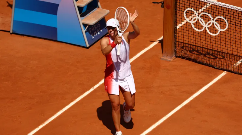 Iga Šwiateková po postupu do osmifinále Her v Paříži