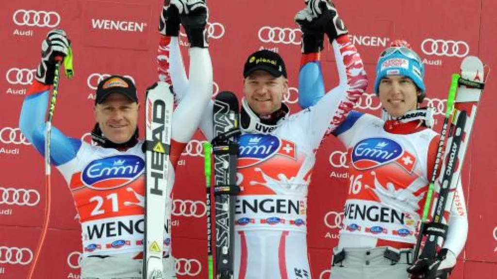 Klaus Kröll na stupních vítězů