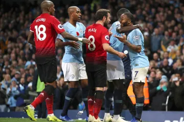 Utkání Manchester City - Manchester United