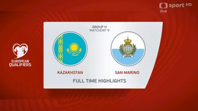 Sestřih utkání Kazachstán – San Marino