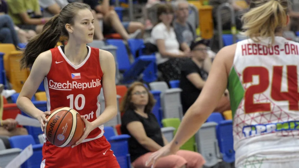 Veronika Voráčková v reprezentačním trikotu