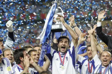 Radost Řeků na Euru 2004