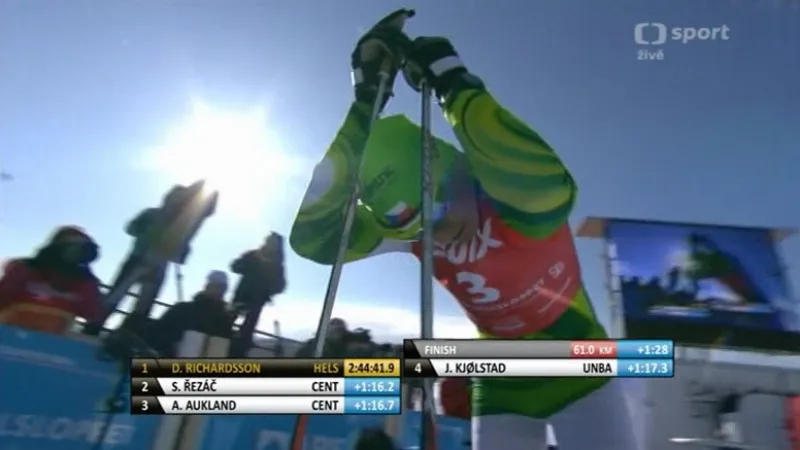 Finiš stříbrného Stanislava Řezáče