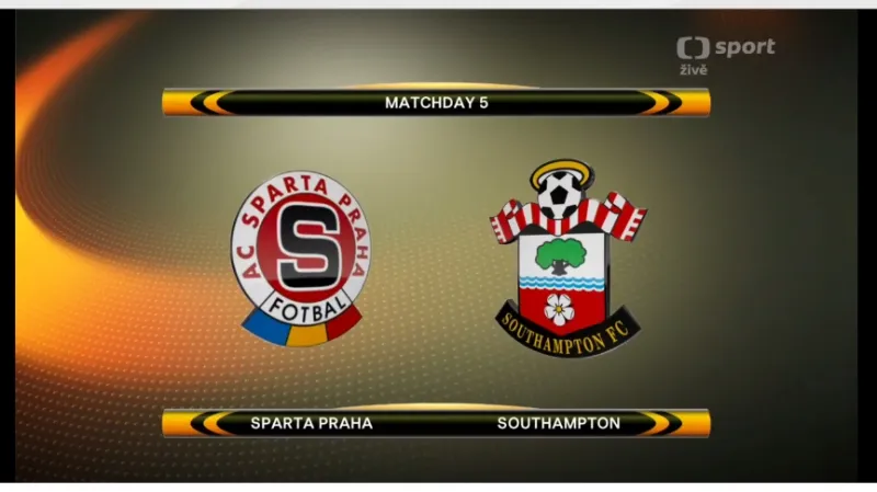 Sestřih utkání Sparta Praha - Southampton