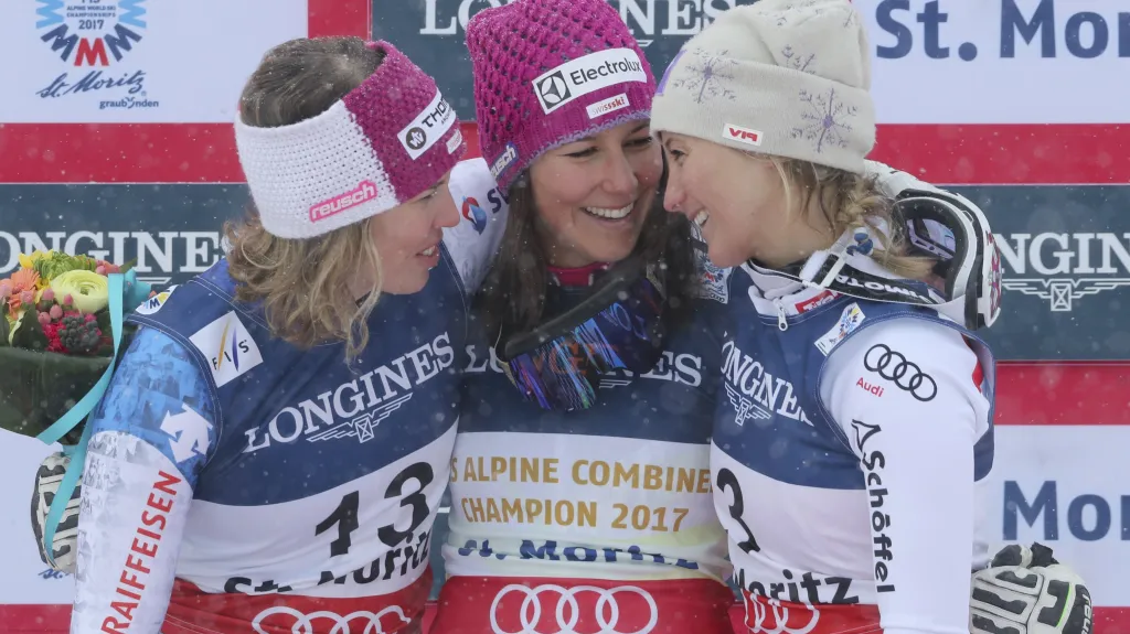 Medailistky v kombinaci na MS ve Svatém Mořici