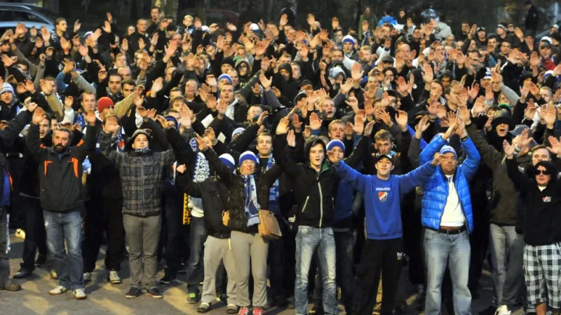Fanoušci Baníku Ostrava