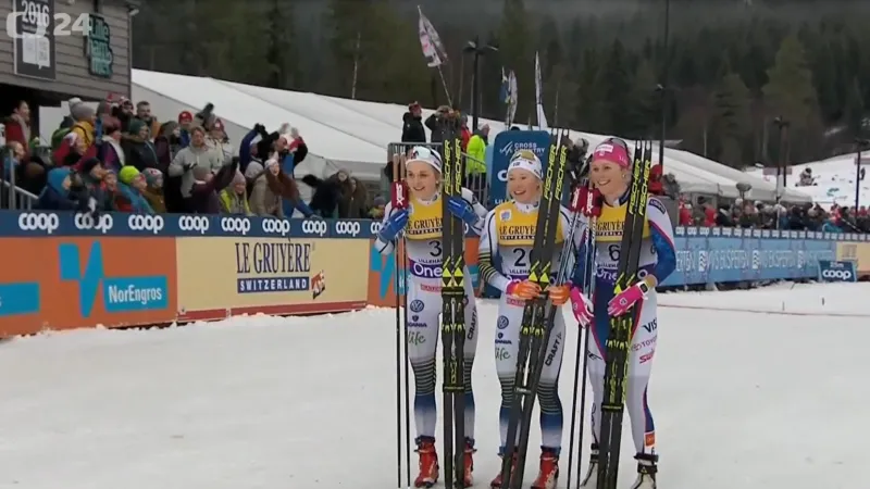 Lyžařské sprinty ovládli Pellegrino a Sundlingová