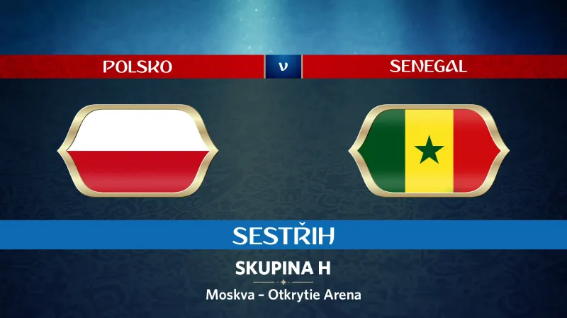 Sestřih utkání Polsko - Senegal