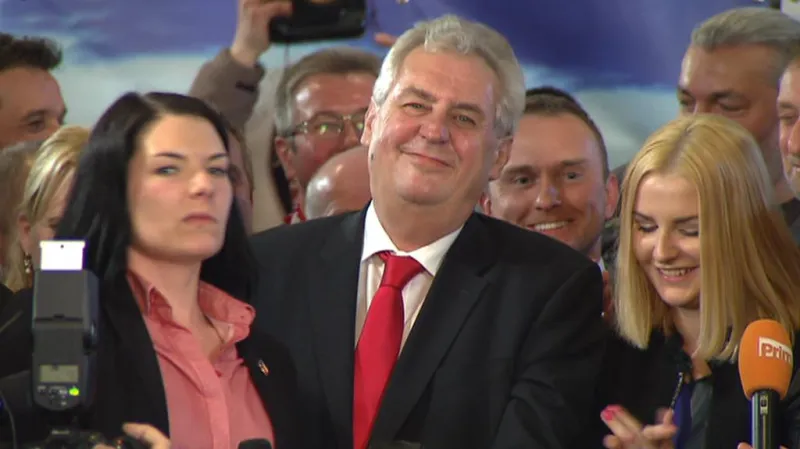 Miloš Zeman k výsledku volby