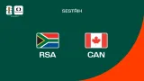 Sestřih utkání Jihoafrická republika – Kanada