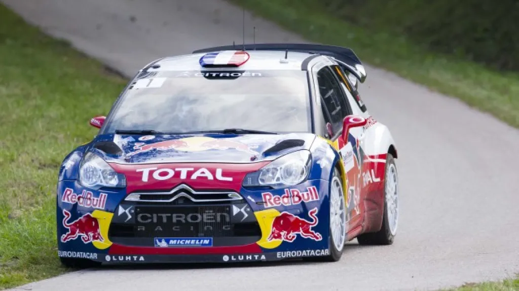 Sébastien Loeb při Francouzské rallye