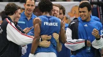 Radost týmu Francie