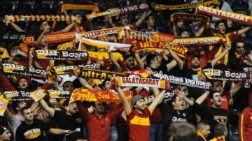 Fanoušci Galatasaraye Istanbul
