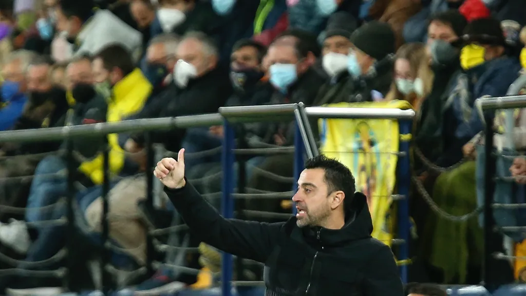 Barcelonský trenér Xavi