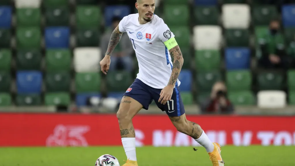 Marek Hamšík v dresu slovenské reprezentace