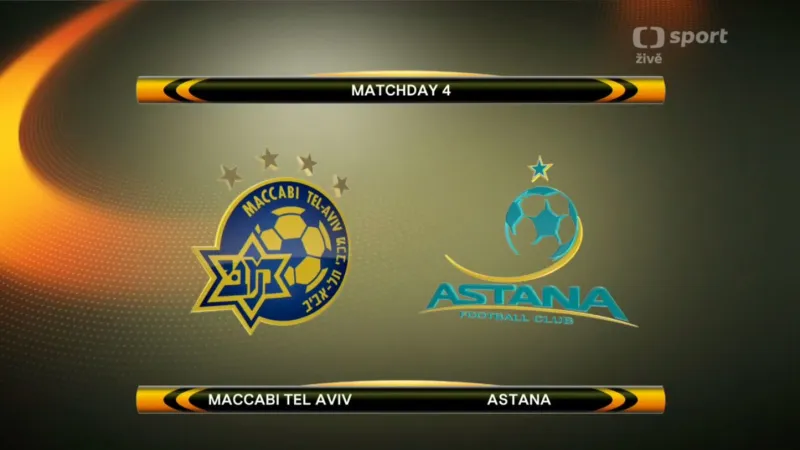 Sestřih utkání Maccabi Tel Aviv - Astana