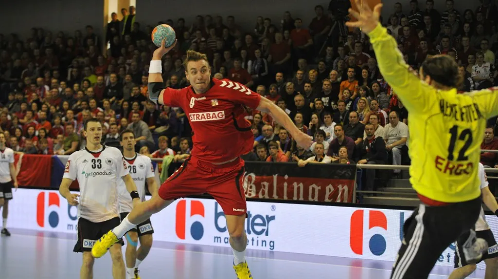 Filip Jícha v utkání Česko - Německo