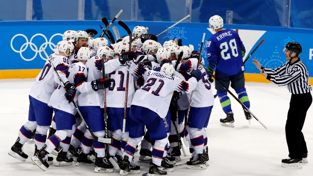 Norové se radují po výhře nad Slovinskem