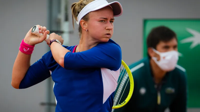 Barbora Krejčíková na Roland Garros