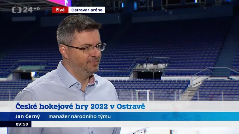 Reprezentanti se v Ostravě připravují na start Českých hokejových her