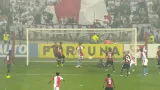 Gól v utkání Slavia - Sparta: Souček - 2:0 (45. + 3. min.)