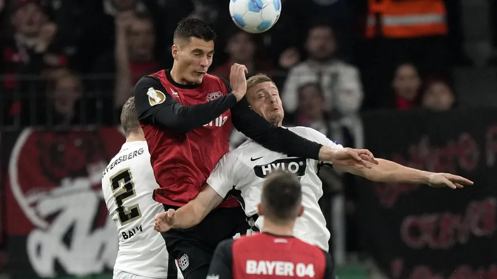 Patrik Schick v utkání Bayer Leverkusen – SV Elversberg