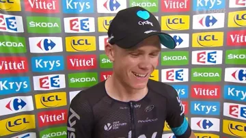 Froome: Na vrcholu jsem si prostě řekl, že to zkusím