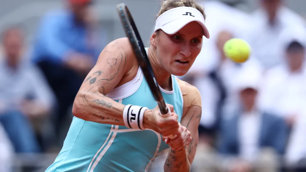 Markéta Vondroušová na loňském French Open