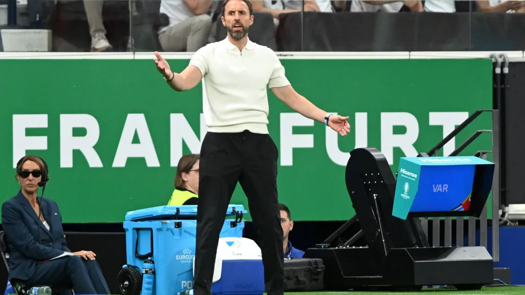 Trenér Anglie Gareth Southgate