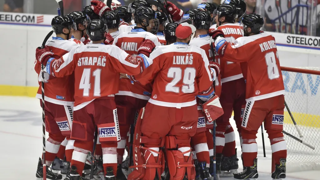 Radost hokejistů Olomouce