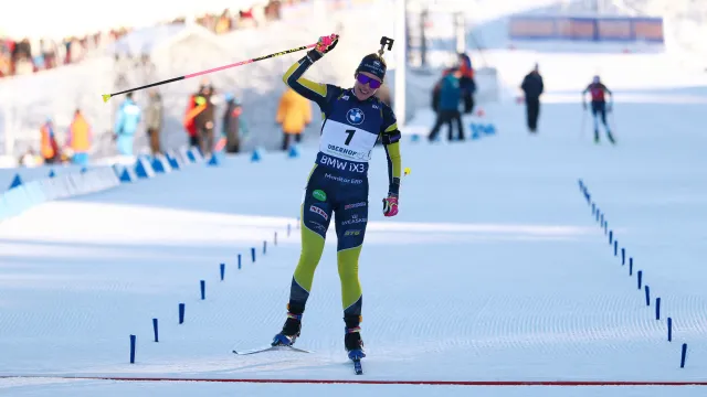 Sestřih stíhačky žen v Oberhofu