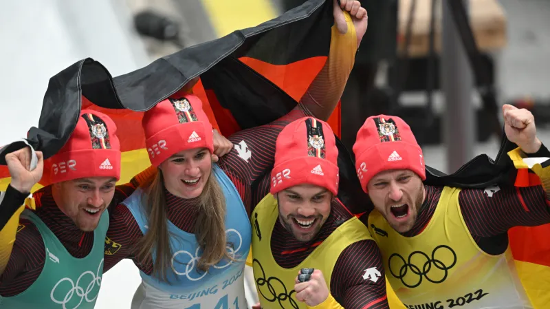 Německá výprava v Pekingu dominovala saním